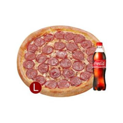 파파존스 오리지널 페퍼로니(L)+콜라(500ml)